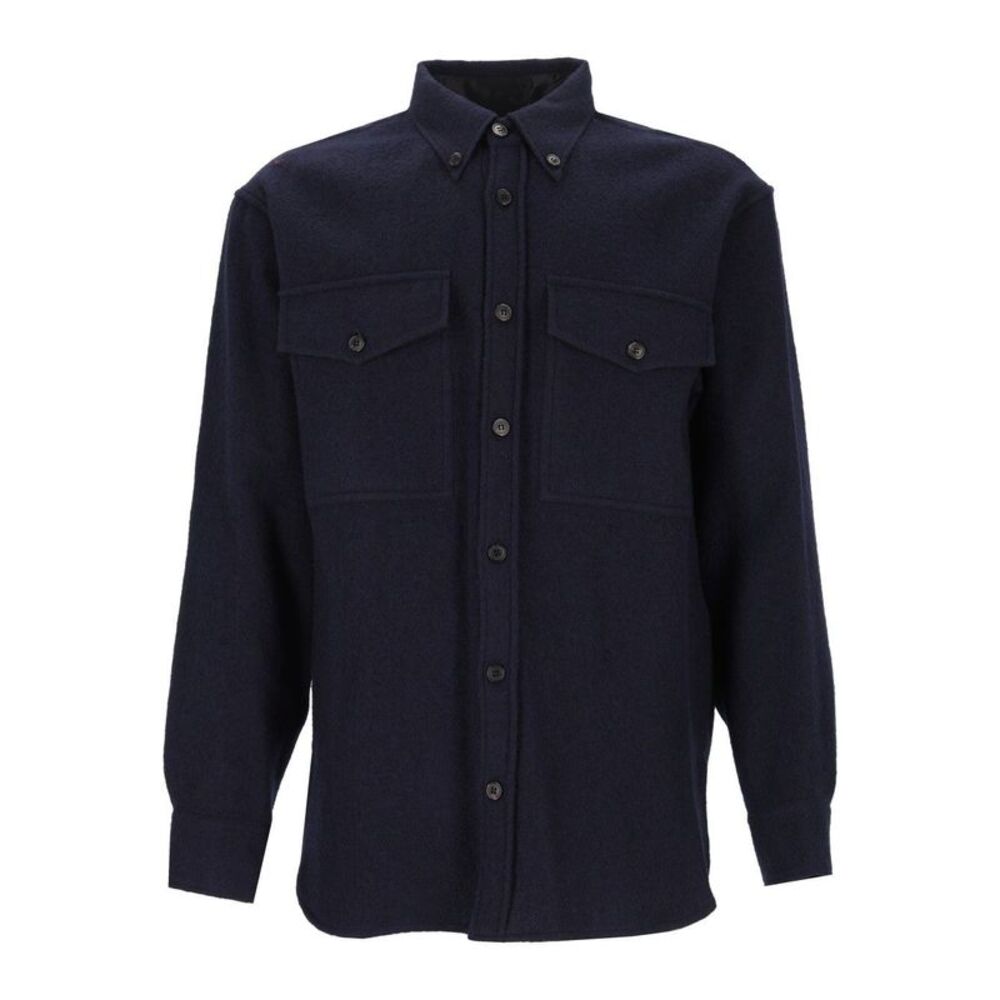 Dries Van Noten Men Wool Shirt Jacket